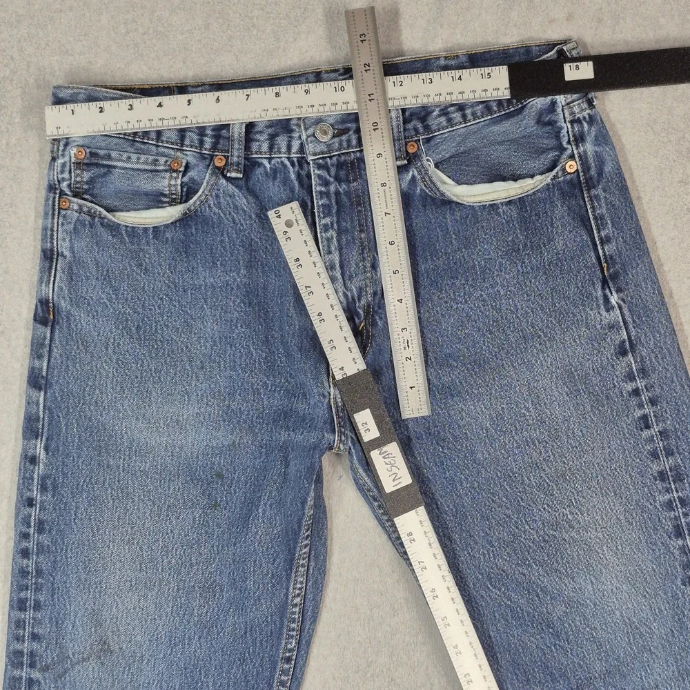 Levi's 505 Men Jeans 38X34 Blue Denim 32